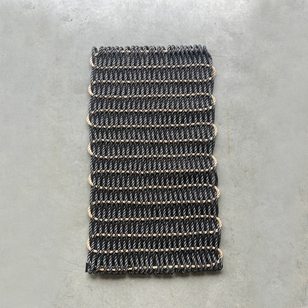 Sealine Co Black & Sand PullThru Doormat AESTAS