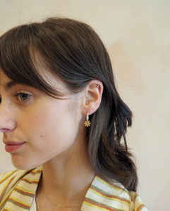 Anna Marrone - Daisy Swirl Hoop Earrings