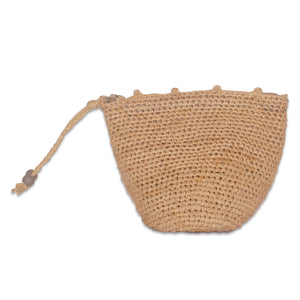 Zip pouch bag - Natural - Made in Mada