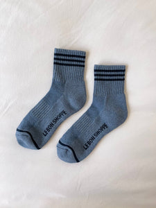 Le Bon Shoppe - Girlfriend Socks in Indigo