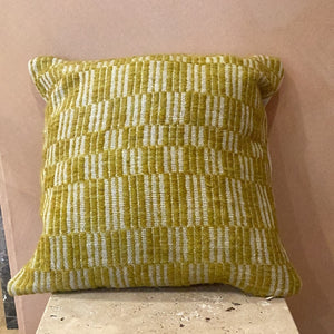 Tumeric handwoven cushion - Sundance Studio