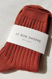 Le Bon Shoppe - Her Socks in Terracotta
